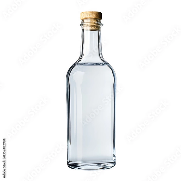 Obraz Bottled Water isolated on white background