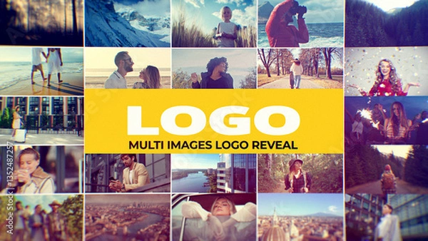 Obraz Multi Images Logo Reveal