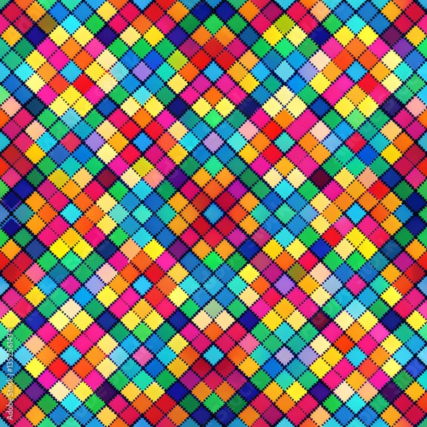 Fototapeta seamless geometric pattern