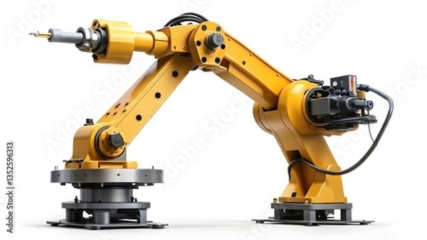 Fototapeta Industrial Robot Arm Closeup