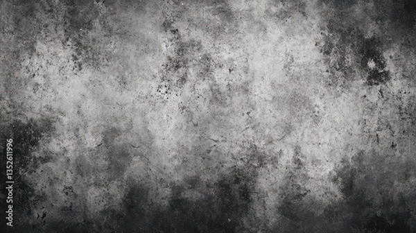 Fototapeta Grungy Textured Background with Abstract Details in Dark Shades