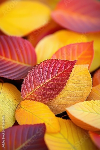 Obraz Warm autumn leaves