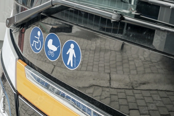 Obraz Modern bus with facilities for disability