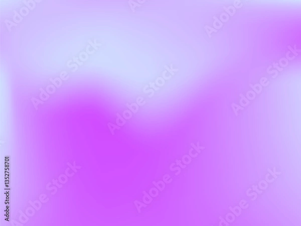 Fototapeta Holographic background. Bright, smooth mesh with a blurry futuristic pattern. Trendy advertising vector. Intense holographic spectrum gradient for printing products, covers.