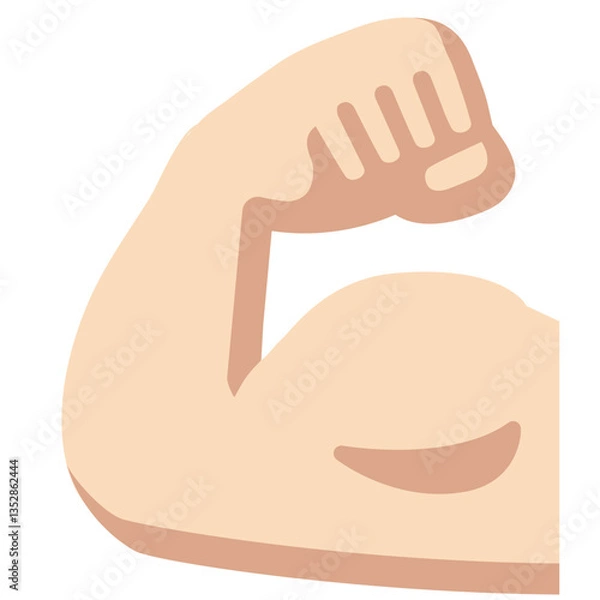 Fototapeta Flexed Biceps
