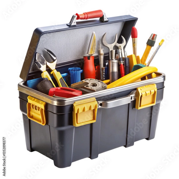Fototapeta toolbox with tools