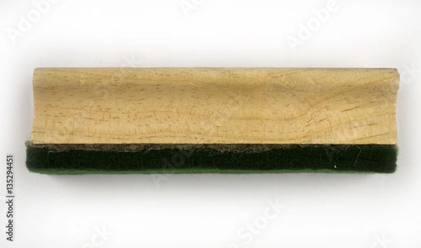 Obraz Chalk duster on a white background