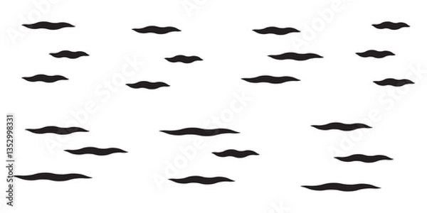 Fototapeta Wind blow line icon fresh vector cloud air isolated speed symbol. Wind blow air line icon logo.