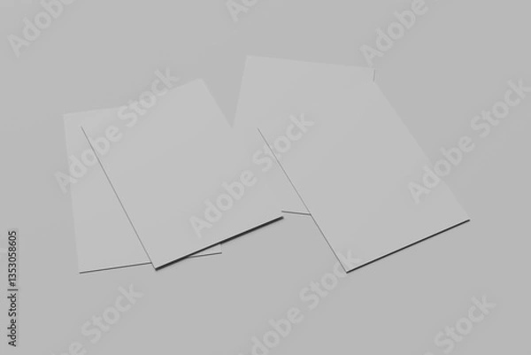 Obraz A4 Flayer Mockup