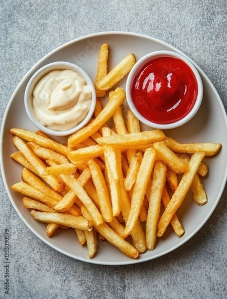 Obraz fried potatoes