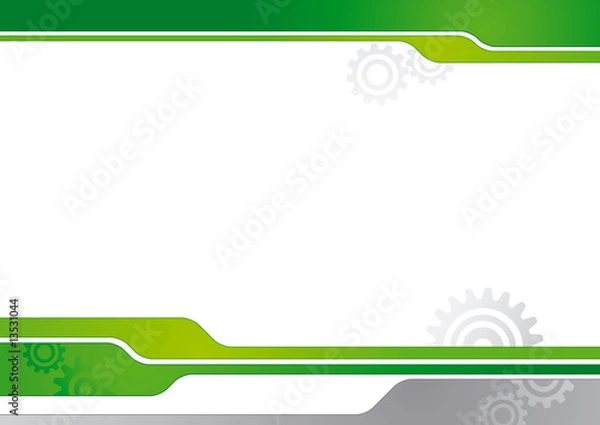 Fototapeta Abstract vector background with gears