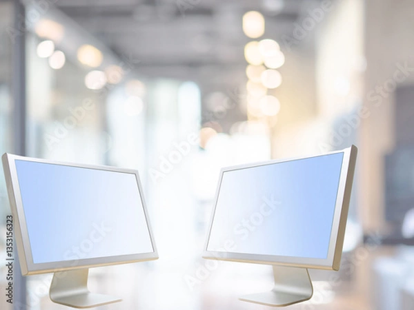 Obraz Illuminating Office Background