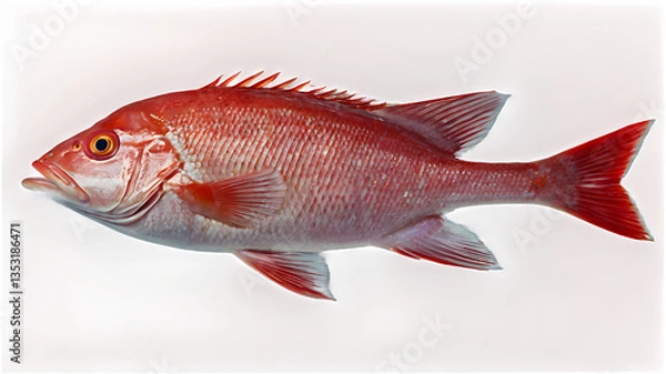 Obraz fish on a white background