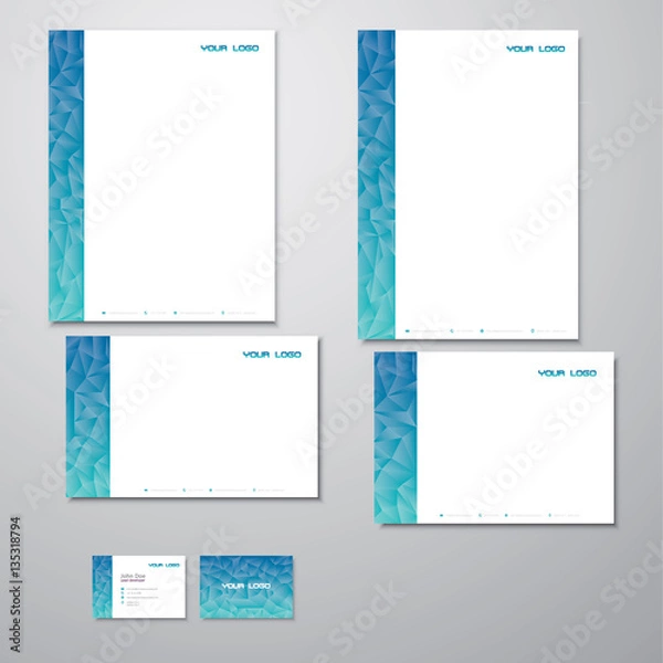 Obraz Stationary Turquoise Blue