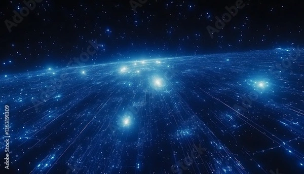 Obraz Digital World Network.