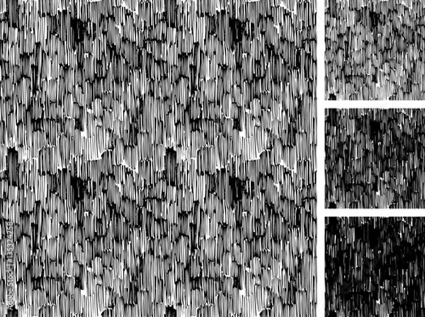 Obraz Simple pattern of rough hatching grunge texture.