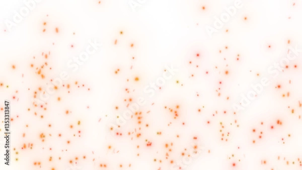 Fototapeta Abstract fiery sparks against a transparent background