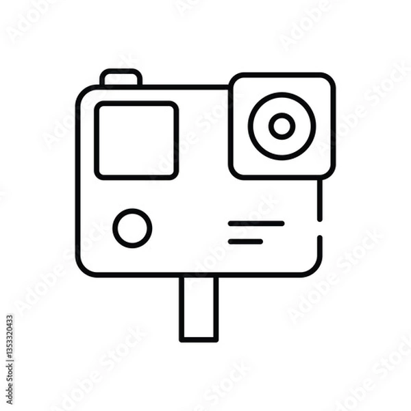 Fototapeta Action Camera Vector icon
