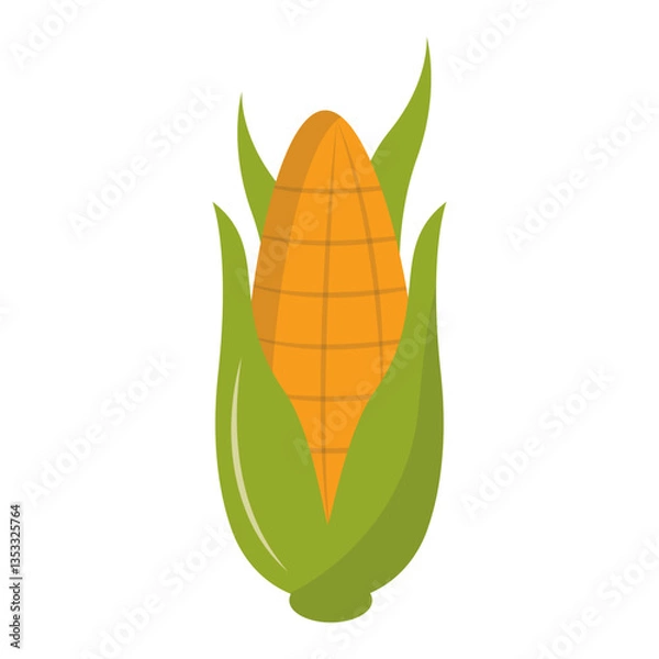 Fototapeta Thanksgiving Day Element with Cartoon Design. Vector Illustration.
