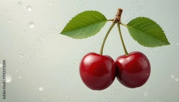 Obraz cherries on a branch