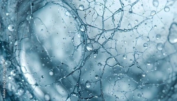 Obraz water drops on the window