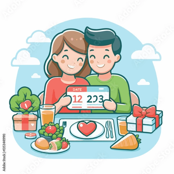 Fototapeta date, calendar, schedule, business, vector, event, icon, time, reminder, day, design, agenda, background, illustration, plan, office, symbol, sign, isolated, web, week, planner, month, food, graphic, 