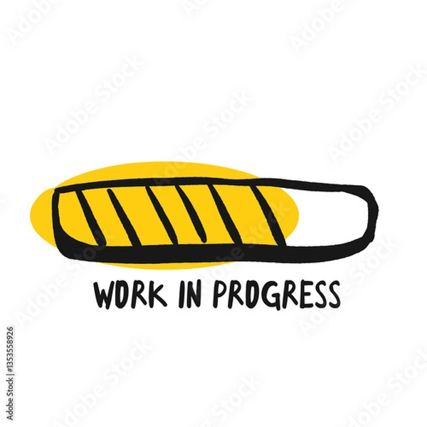 Obraz Work in Progress Loading Bar