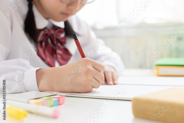 Obraz 勉強する受験生