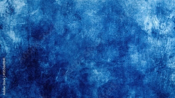 Fototapeta Textured Blue Background with Artistic Grunge Effect for Design Use