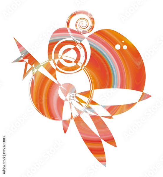 Obraz 抽象：打ちのめされても。