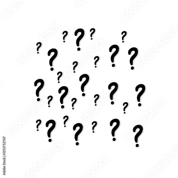 Fototapeta question mark pattern background