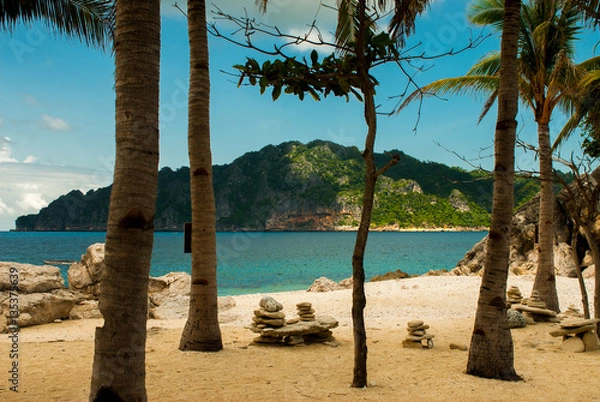 Obraz Paradise on remote tropical island