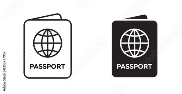 Obraz passport icon