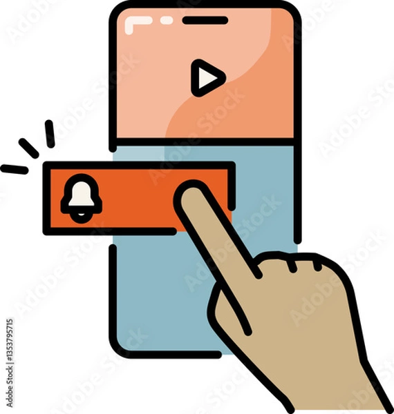 Fototapeta Subscribe button icon