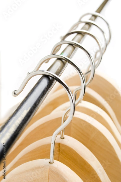 Obraz Coat hanger close up