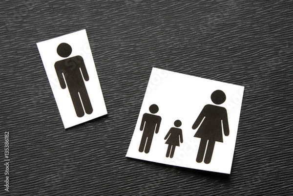 Fototapeta 家庭崩壊イメージ