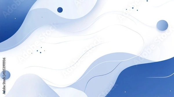 Obraz Abstract fluid shapes background design for modern presentations