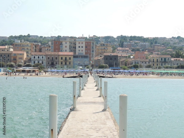 Obraz Falconara marittima - il pontile