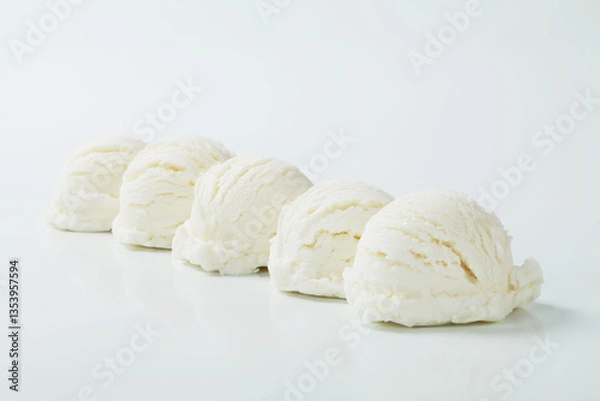 Obraz White ice cream