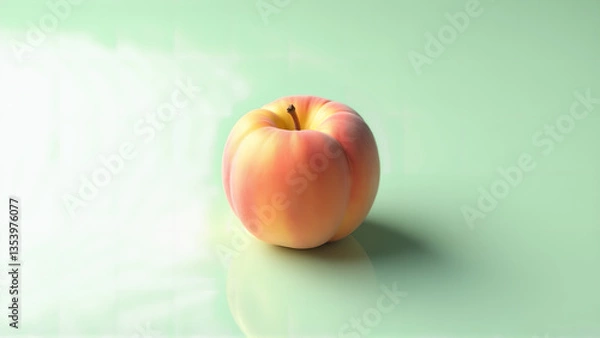 Fototapeta peach on the table 
