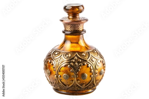 Obraz antique potion bottle on transparent background