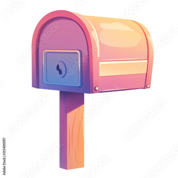 Fototapeta mail bucket, Transparent background