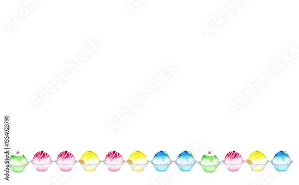 Obraz かき氷　⑦