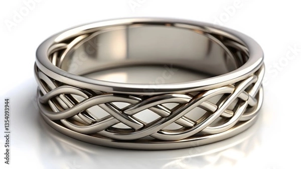 Fototapeta Celtic Knotwork Wedding Band
