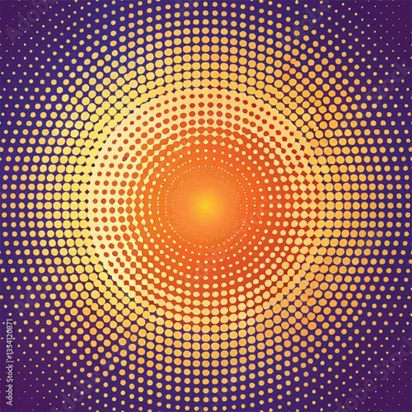 Fototapeta abstract background with circles