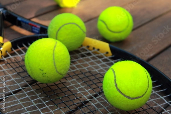 Obraz tennis and racket