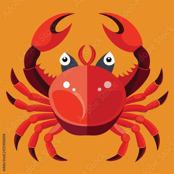 Fototapeta crab vector