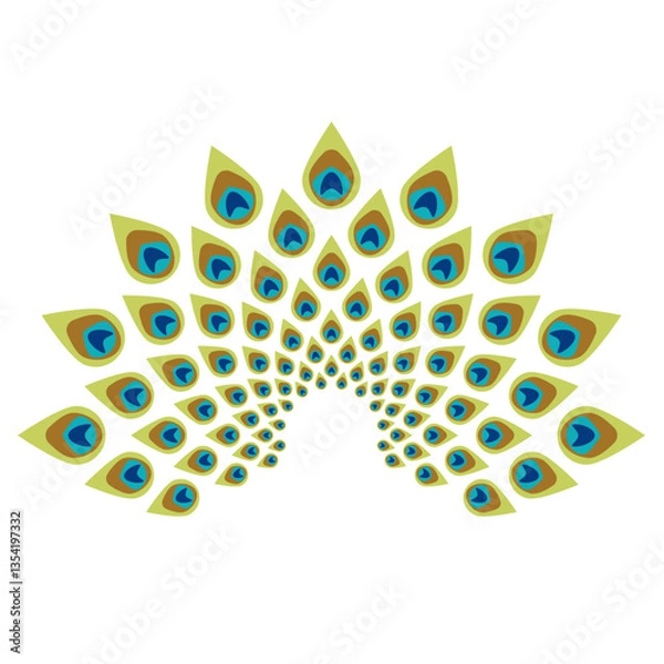 Obraz peacock pattern 13