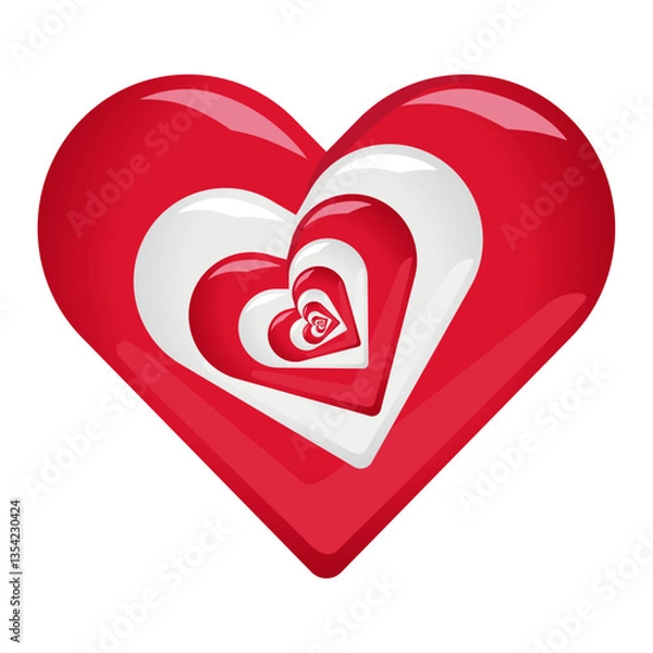 Obraz heart infinite turing vector