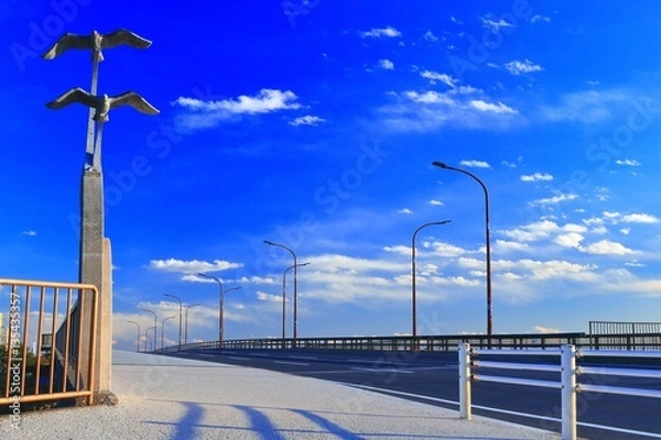 Obraz 【千葉県】海浜幕張の美浜大橋